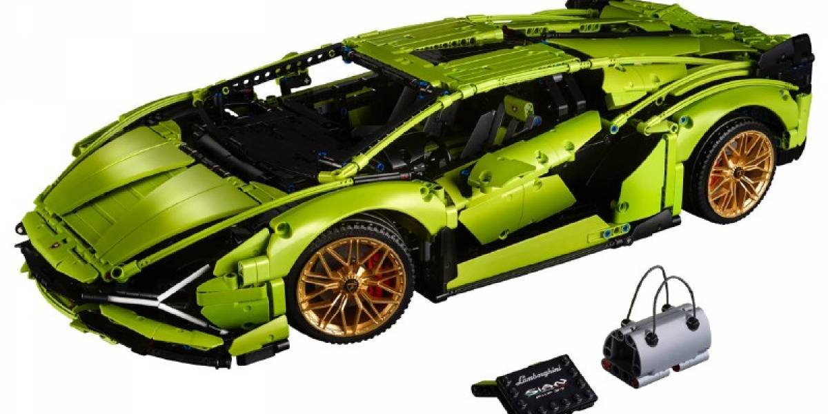 Un Lamborghini Sián FKP 37 de casi 4 mil piezas es la nueva joya del Grupo LEGO