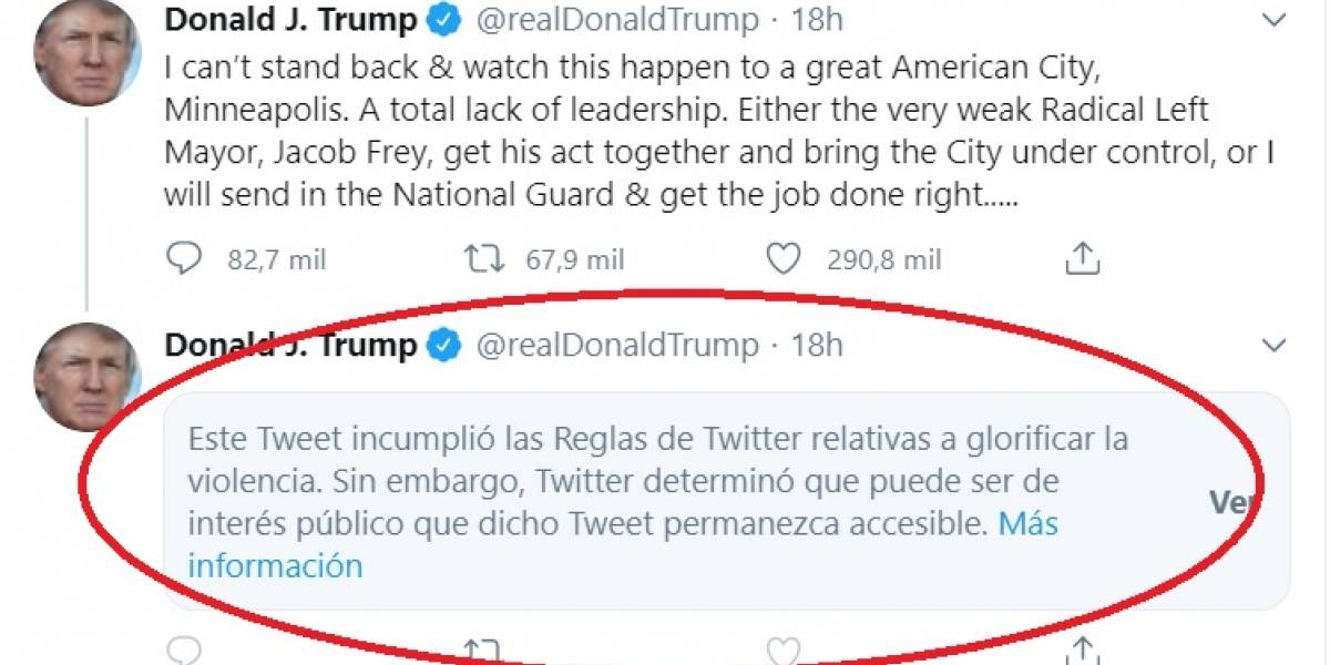 Trump Vs Twitter: una batalla que se intensifica a medida que pasan las horas