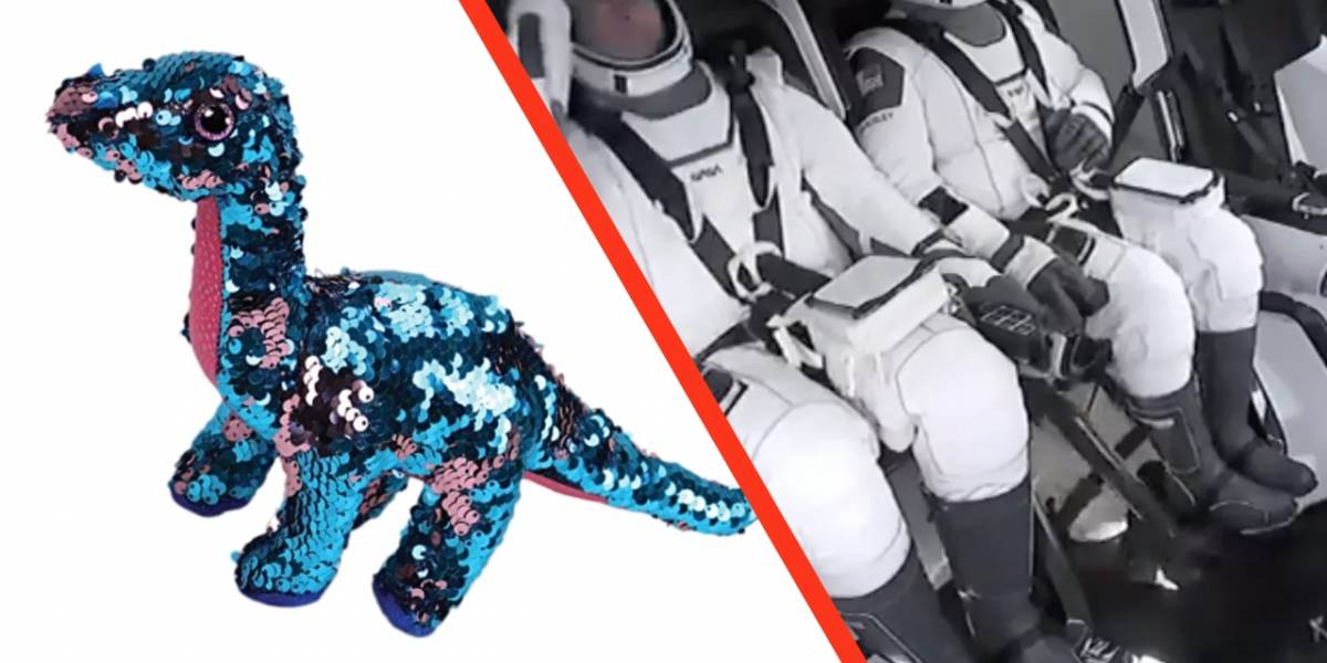 SpaceX: llevaron un dinosaurio al espacio y esta es la razón