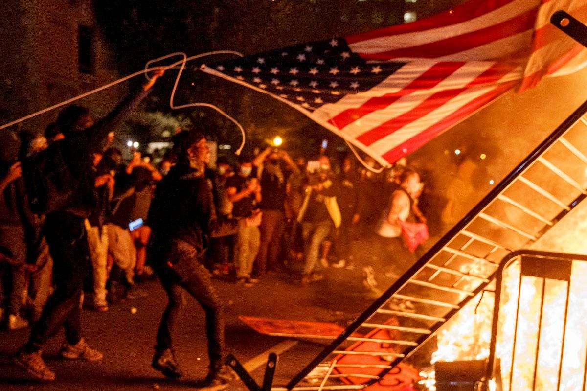 Protestas en la Casa Blanca