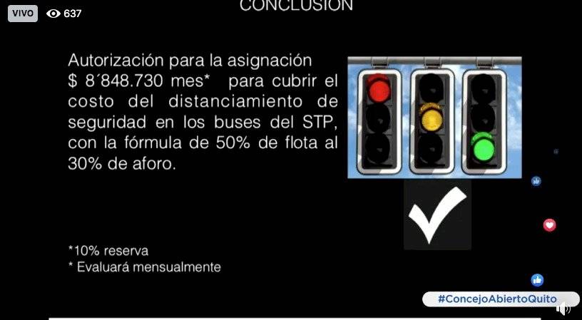 Tarifa Cero para el transporte público en Quito