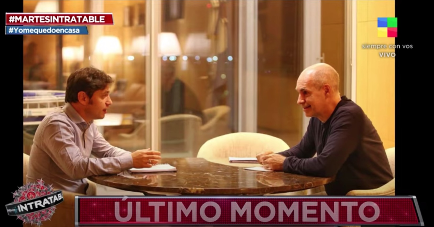Axel Kicillof y Horacio Rodríguez Larreta