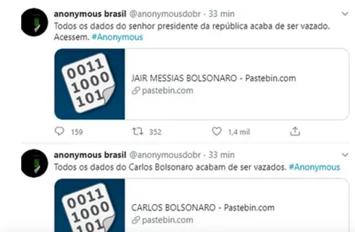 Bolsonaro anonymous