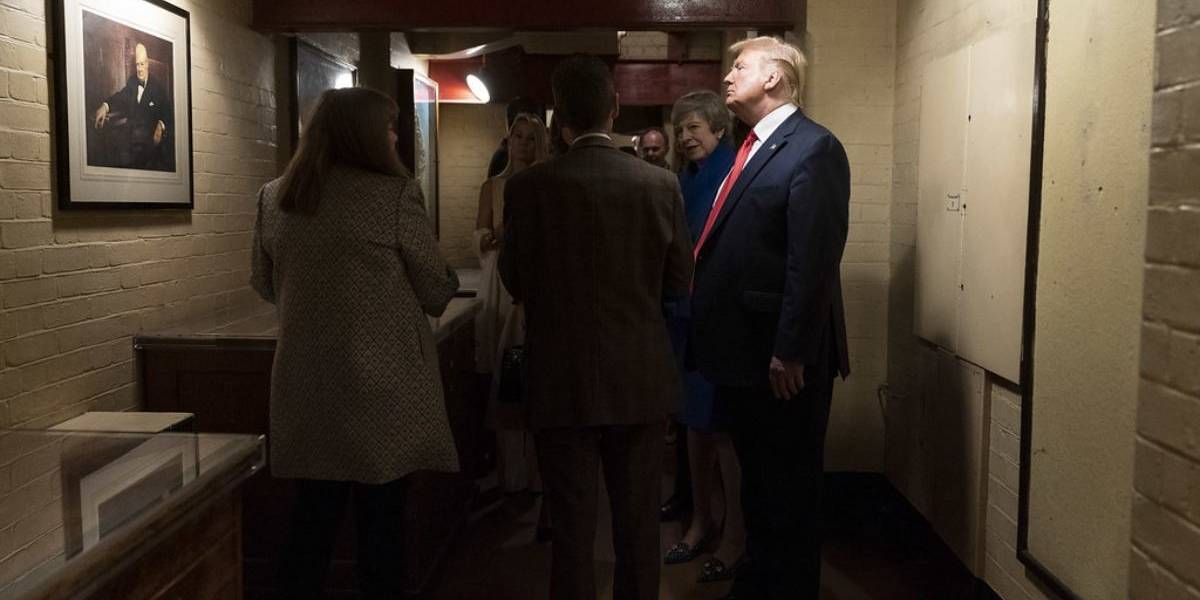 Así es el búnker que usó Donald Trump en la Casa Blanca para protegerse de las protestas