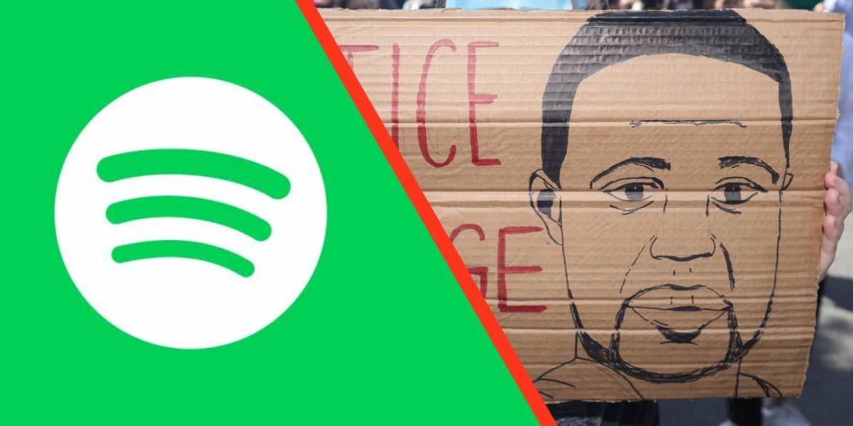 Spotify: añaden 8 minutos de silencio a favor de las protestas en Estados Unidos