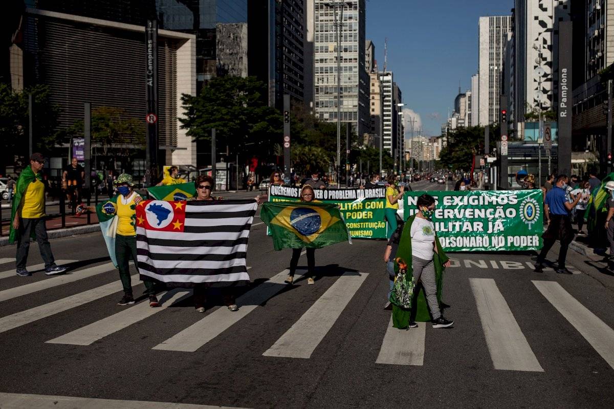 Manifestação - avenida Paulista - 7 de junho de 2020