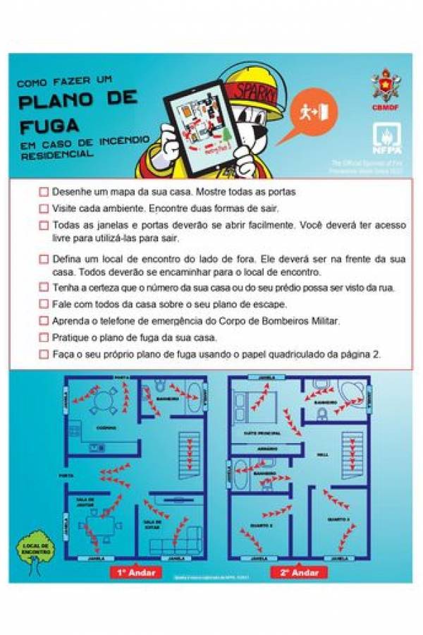 Plano de fuga infantil