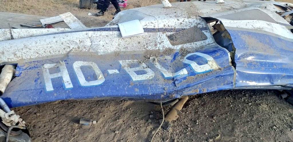 Avioneta ecuatoriana que se accidentó