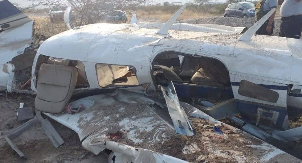 Avioneta ecuatoriana que se accidentó