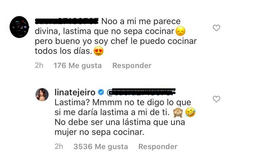 Captura de pantalla Instagram