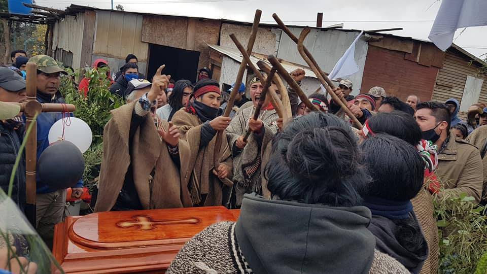 funeral comunero mapuche
