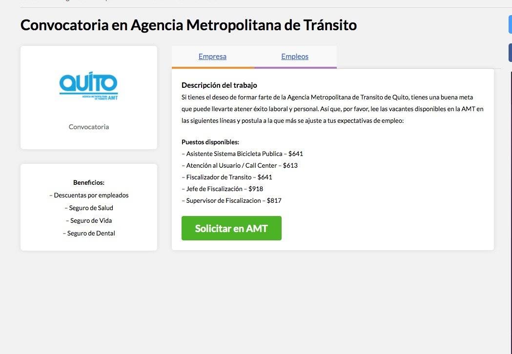 Empleos AMT