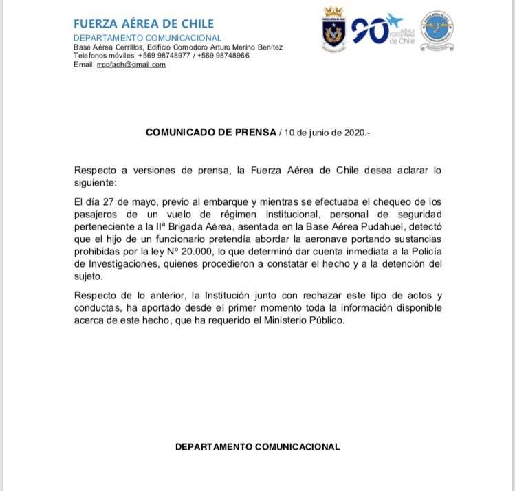 Comunicado Fach
