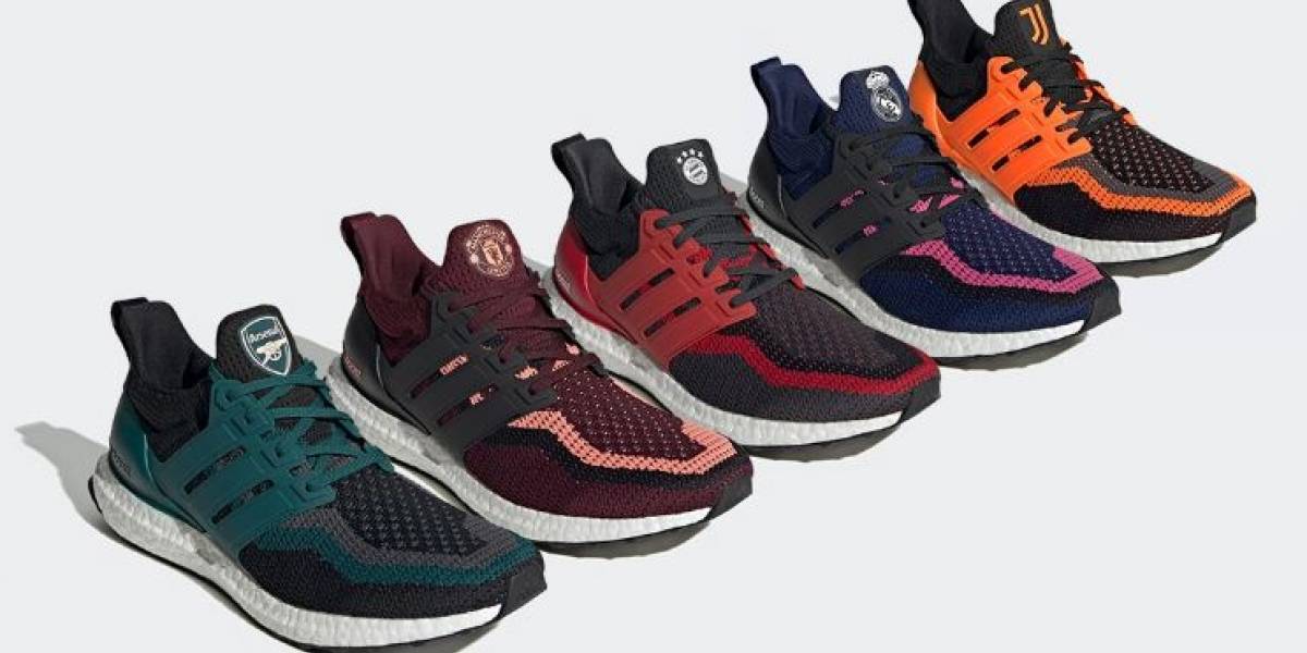 Adidas lanzó cinco modelos del UltraBoost DNA con clubes de fútbol de Europa