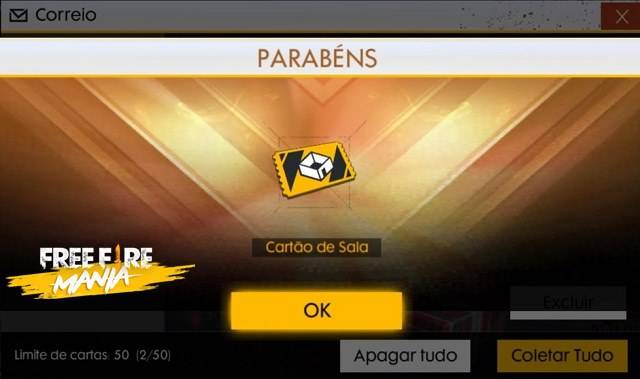 Tarjeta Sala Free Fire Tarjeta Sala Free Fire
