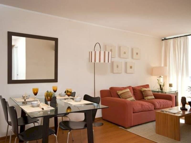 Una sala que a la vez integre el comedor es sumamente elegante