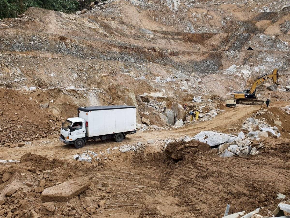 Trabajos viales en el tramo Baeza-Tena