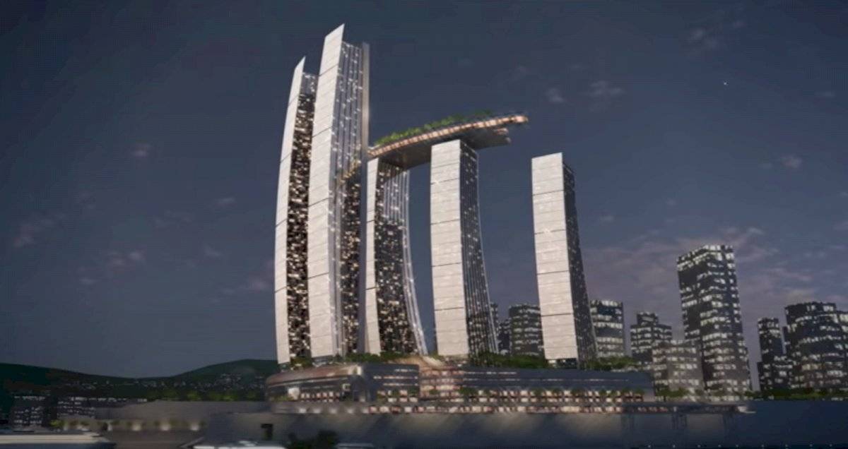 Crystal edificio de China
