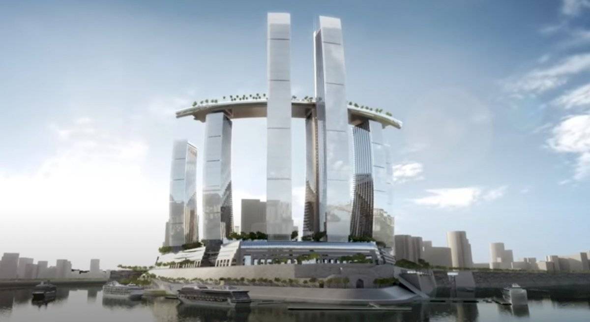 Crystal edificio de China