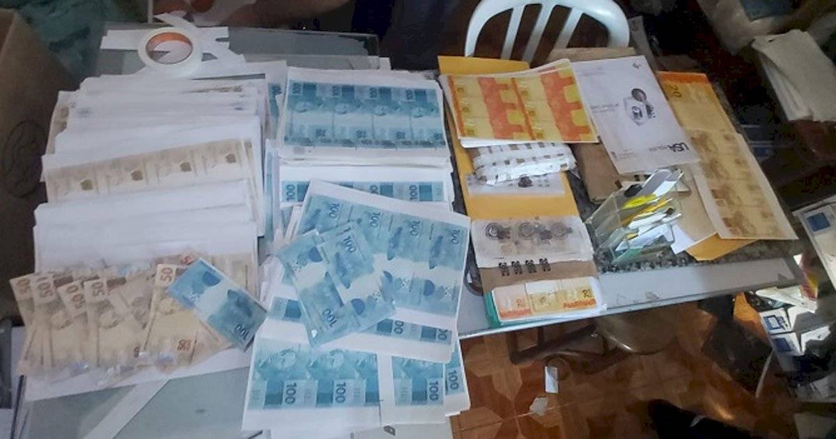 dinheiro falsificado