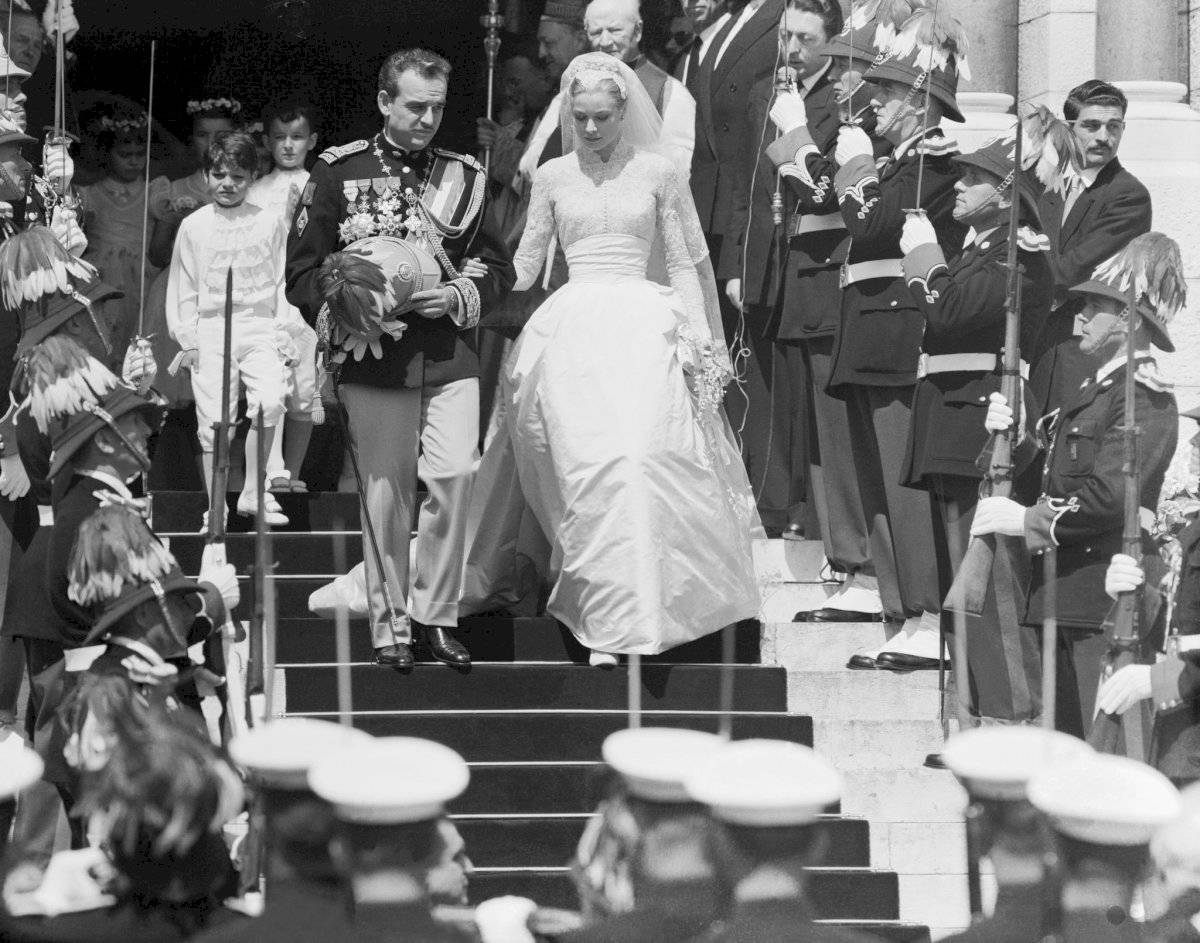 El encaje de Grase Kelly tenía más de 120 años de antiguedad.