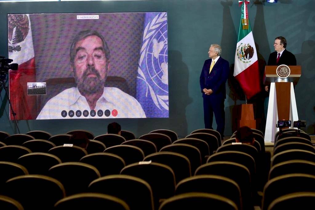 Juan Ramón de la Fuente, representante permanente de México ante Naciones Unidas