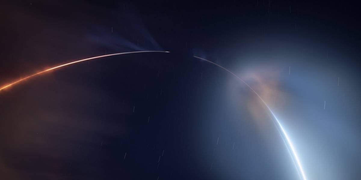 SpaceX: Las asombrosas imágenes del lanzamiento del Starlink
