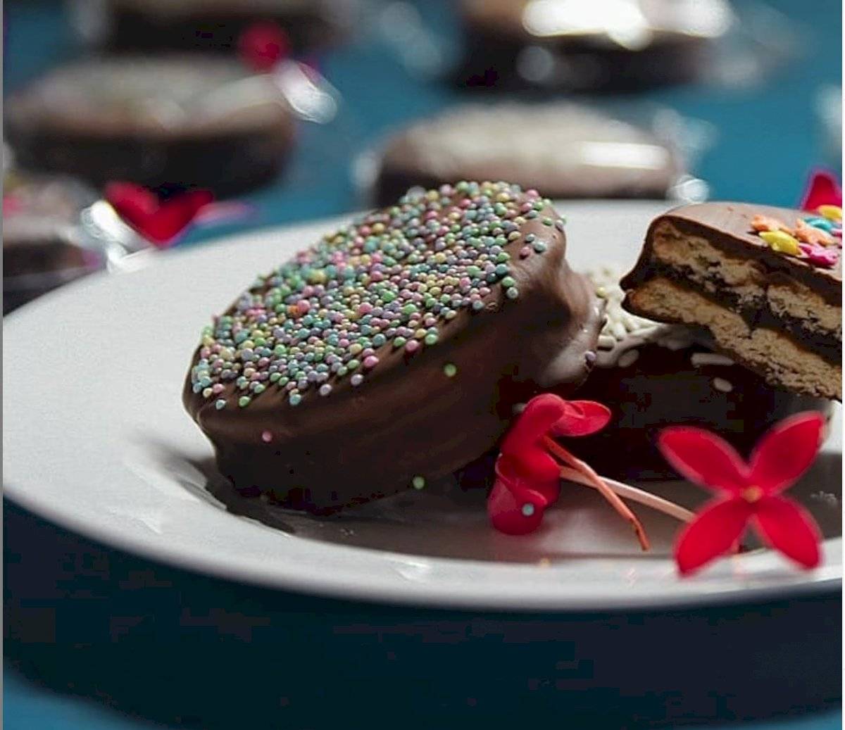 Alfajores de chocolate