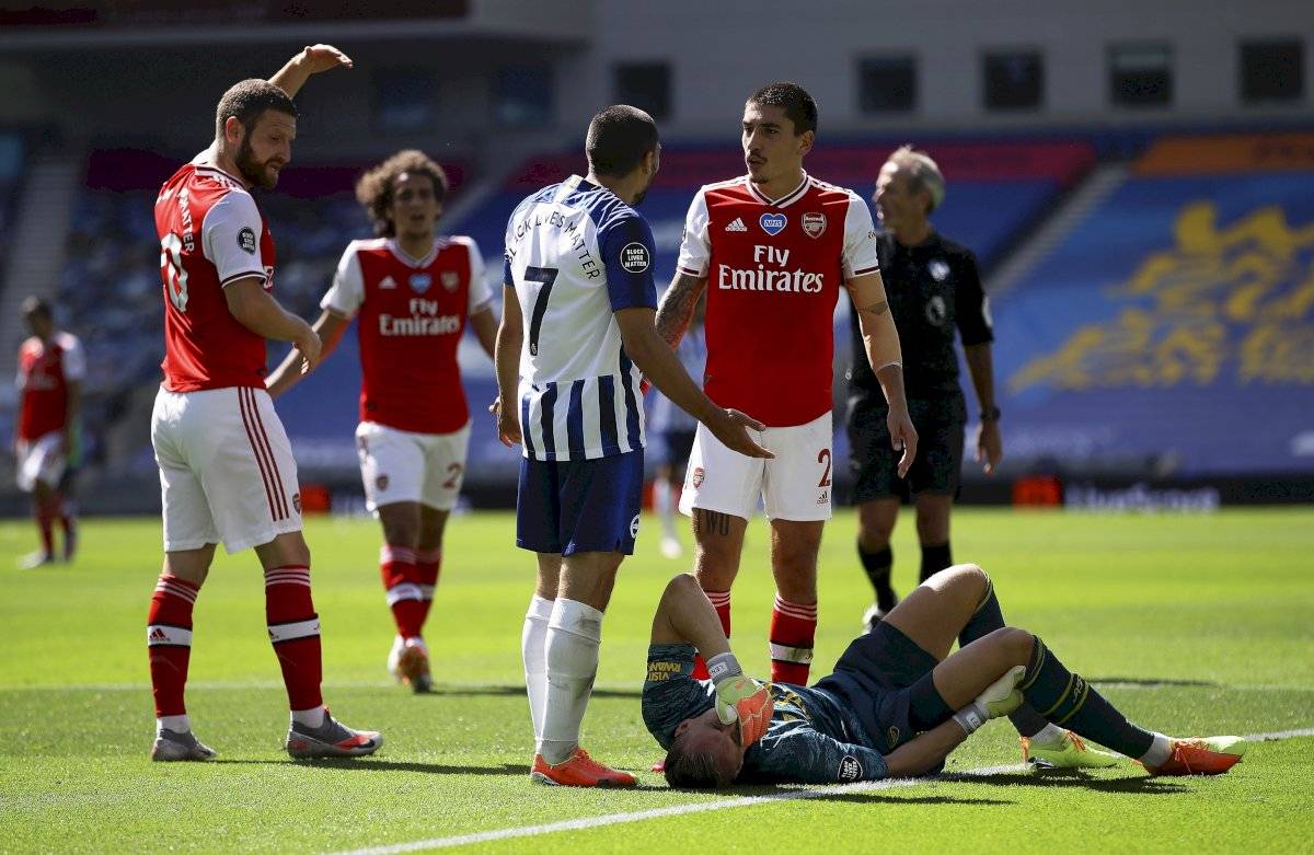 Lesión de Bernd Leno, arquero del Arsenal