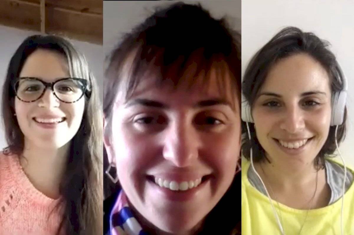 Lucía MIlgrón, Sofía Díaz y Cintia Martínez