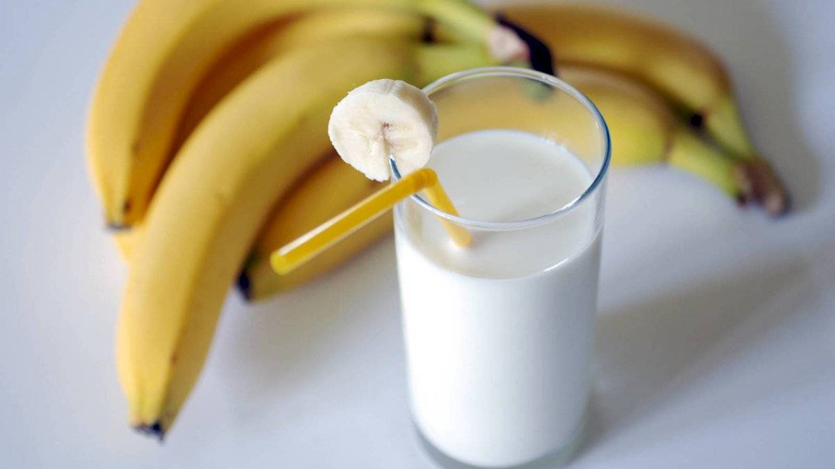 leche de plátano