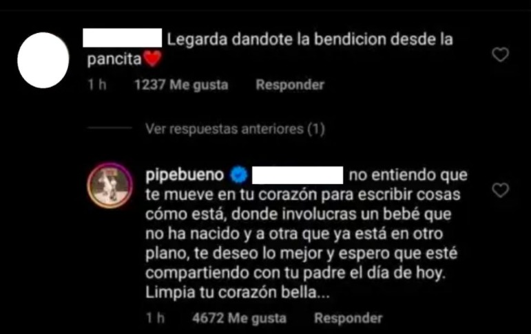 Captura de pantalla Instagram
