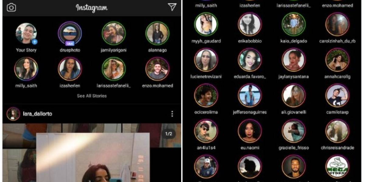 Instagram mostrará sus historias en doble fila: ya no tienes que deslizar para verlas