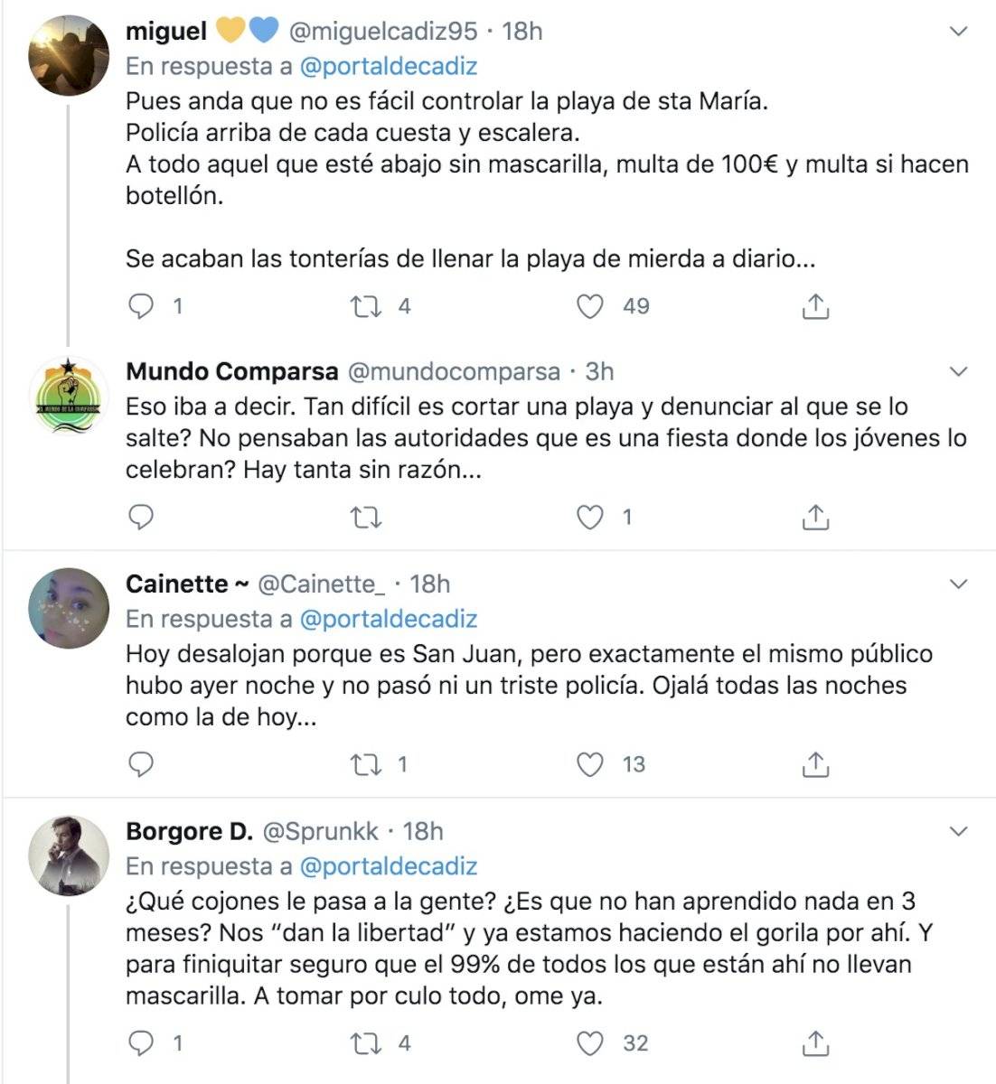 Desalojo en playas españolas causa estampida durante noche de San Juan