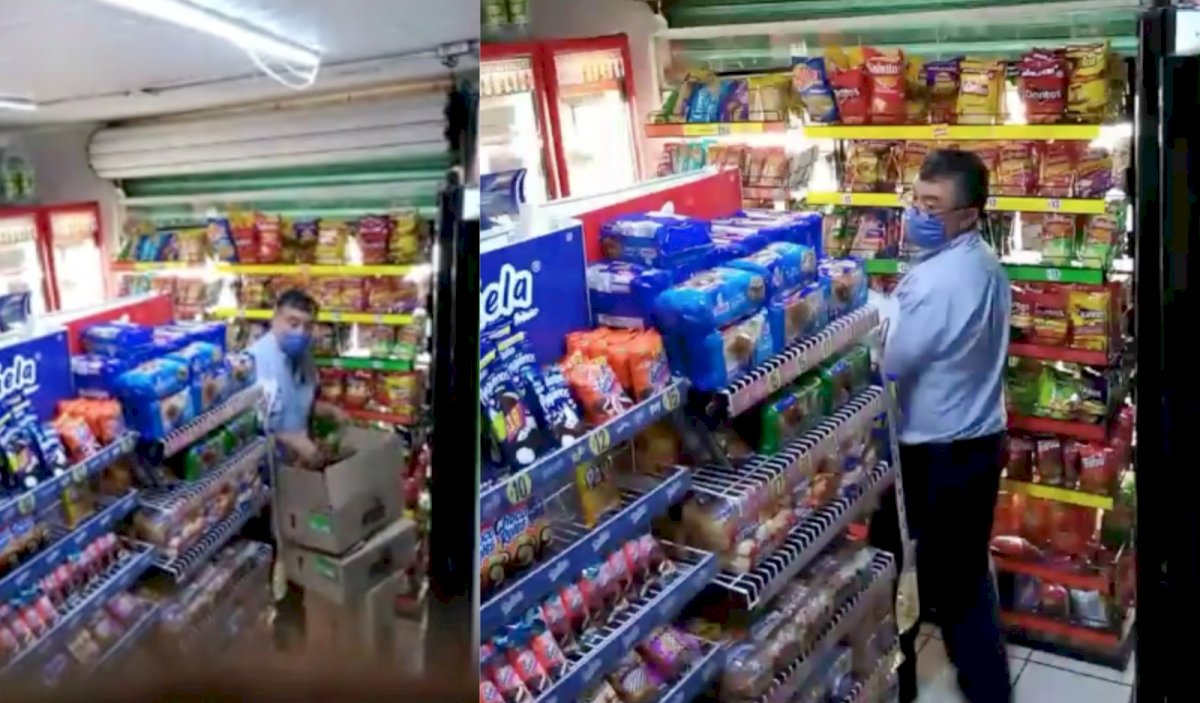 Repartidor roba en Neza
