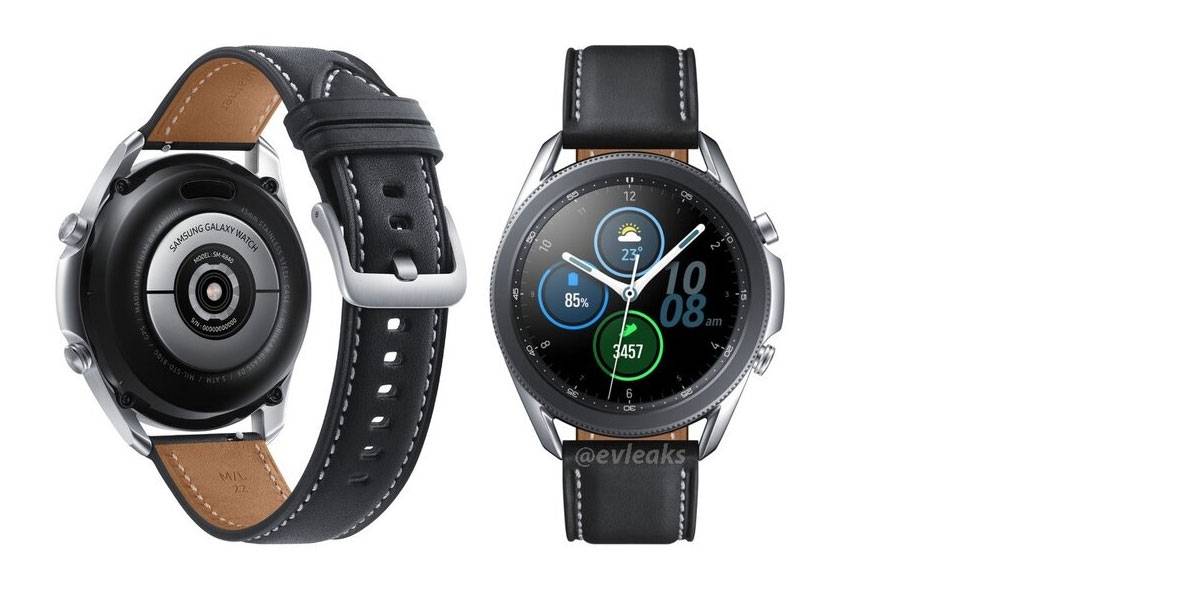 Samsung Galaxy Watch 3 se muestra en espectacular rénder