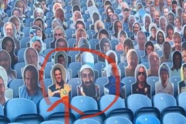 ¡Insólito! Osama Bin Laden apareció entre "el público" del estadio Elland Road del Leeds United