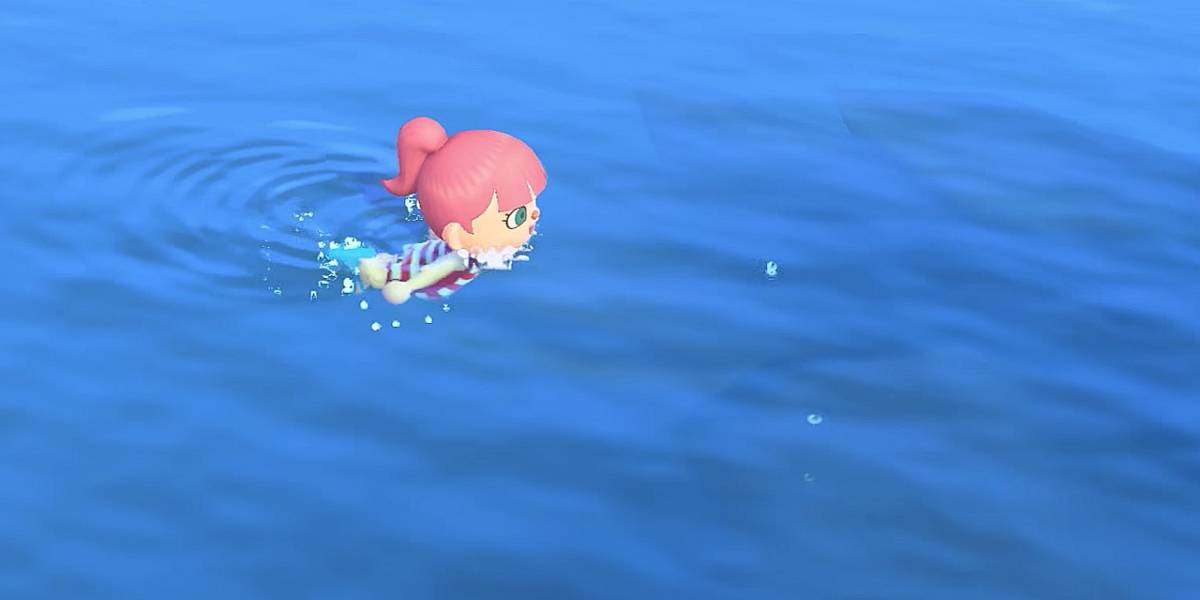 Animal Crossing: New Horizons te permitirá nadar dentro de poco