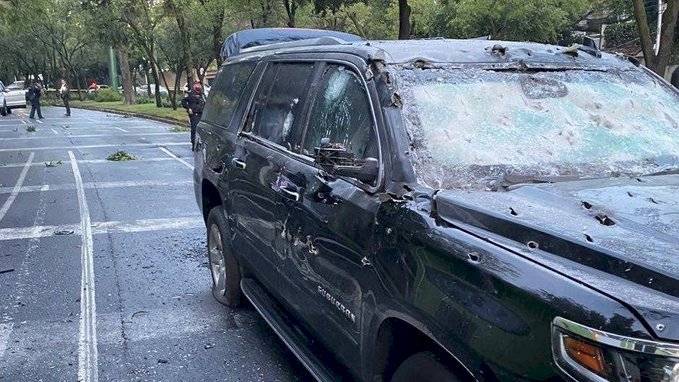 Atentado al Secretario de Seguridad Ciudadana de México