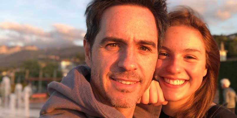 Mauricio Ochmann e hija Mauricio Ochmann e hija
