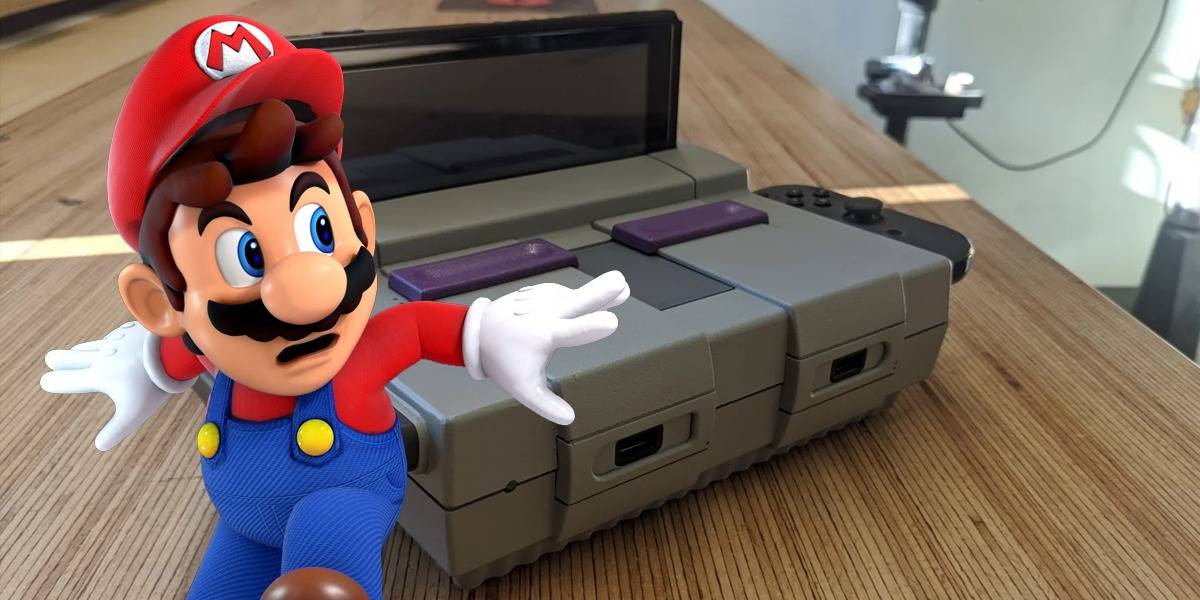 Nintendo: loco toma su Super NES rota y la convierte en un dock para Switch