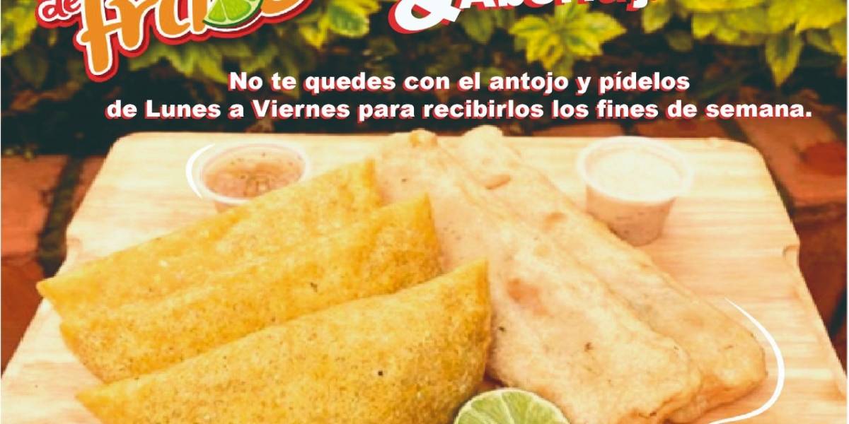 La mesa de fritos: Empanadas y aborrajados para ti