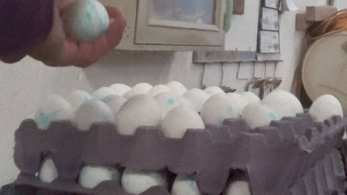 Huevos azules