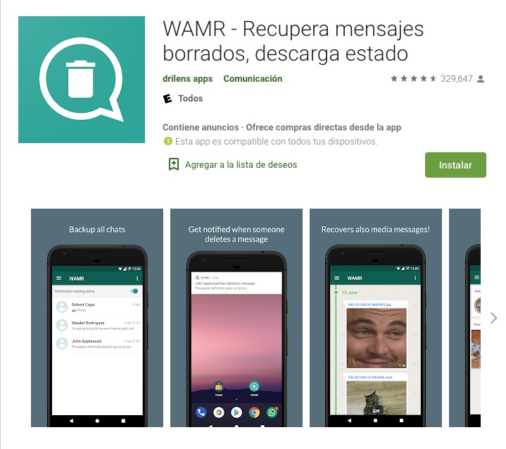  WhatsApp ver mensajes 