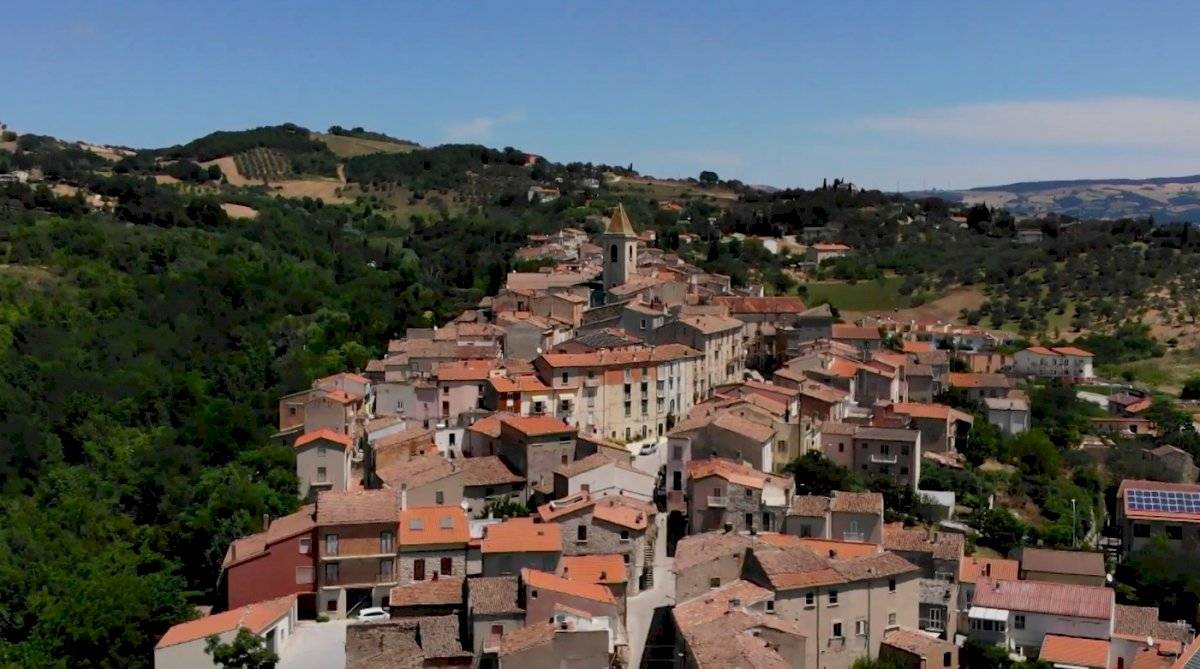 Ciudad medieval Italia