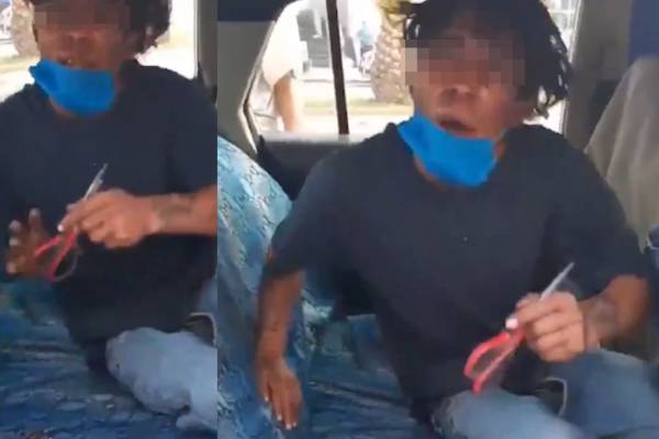 Ladrón pide golpiza con tal de no dar aviso a la policía en San Luis Potosí
