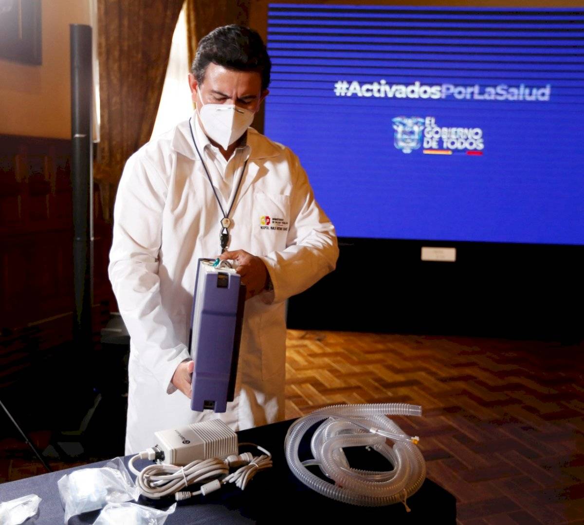Hospitales del Ministerio de Salud Pública recibieron ventiladores donados por Estados Unidos