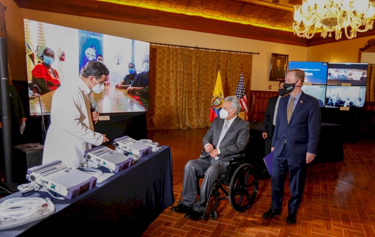Hospitales del Ministerio de Salud Pública recibieron ventiladores donados por Estados Unidos