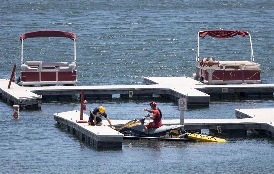 Acciones de búsqueda en el lago por la desaparición de Naya Rivera