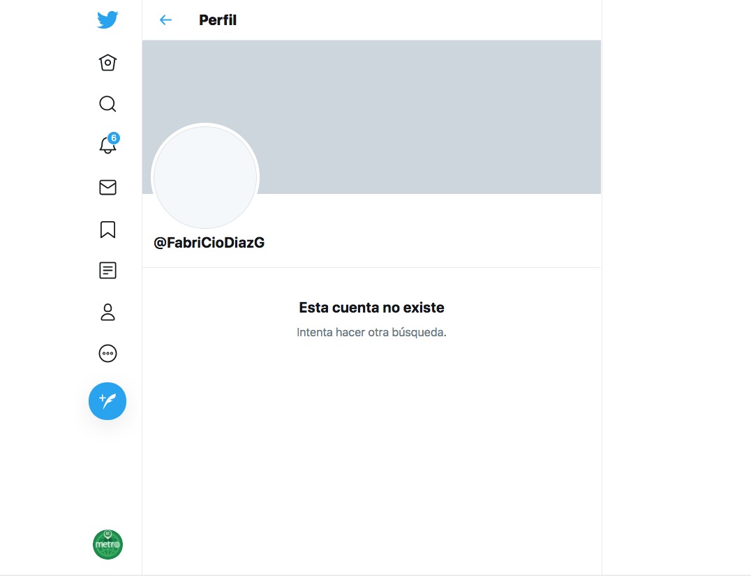 Perfil falso de David Romo Perfil falso de David Romo